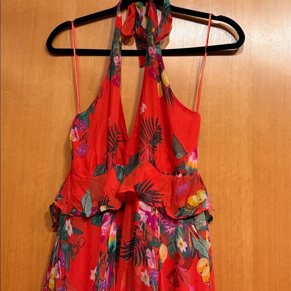 Monsoon Sandy Tropical Halter Dress - Picture 4 of 5